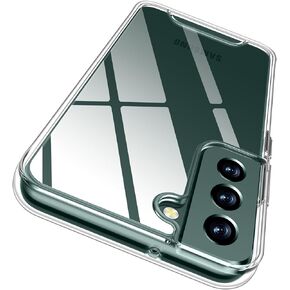 Rayboen for Samsung Galaxy S22 Case, Crystal Clear Designed Flexible Shockproof Protection Phone Cover for Galaxy S22- Anti-Scratch Transparent Hard PC Back Protective Bumper Cases