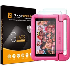 Supershieldz (2 Pack) Designed for Dragon Touch KidzPad Y88X 7 Kids Tablet (7 inch) [Not Fit for Dragon Touch Y88X Pro 7 inch] Tempered Glass Screen Protector, Anti Scratch, Bubble Free