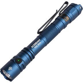 ACEBEAM TAC 2AA EDC Tactical Dual Modes Flashlight Rechargeable, 1600 High Lumens Flashlight, Dual Switch Pocket LED Flashlight, Super Bright Small Flash Light for Emergency, Camping, Home