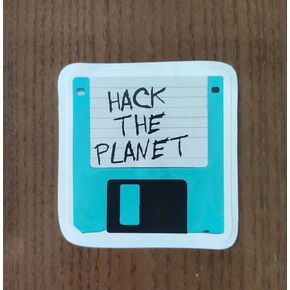 (Pack of 3) Dade Murphy Hackers The Planet Sticker 3 inch