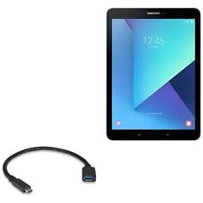 BoxWave Cable Compatible with Samsung Galaxy Tab S3 - USB Expansion Adapter, Add USB Connected Hardware to Your Phone