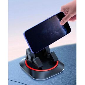Car phone holder car phone mount, universal dashboard holder with 360° Rotation strong grip & anti-slip base compatible with iPhone & Android device
