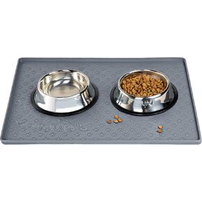 Dog Cat Food Mat Dog Feeding Mat for Food and Water Silicone Pet Food Mat Dog Water Bowl Mat Dog Food Dish Mats for Floors Waterproof Nonslip Dog Placemat Tray to Stop Messes on Floor in Saudi Arabia