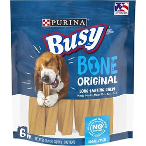 Purina Busy Made in USA Facilities Small/Medium Dog Bones, Original - 6 ct. Pouch in Saudi Arabia
