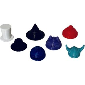Sea Urchin Hats, reef safe 3D PTEG plastic, fun decor for your aquarium, made by SimplySafe Aquatics, Assorted