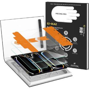 2 Pack Screen Protector for iPad Pro 11 Inch M4 2024, Tempered Glass Film with Easy Application Tray, Scratch Resistant, HD Clarity