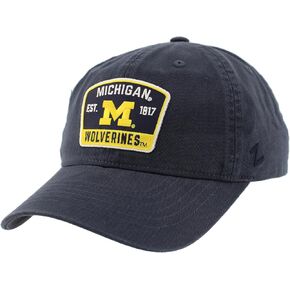 ZHATS Men's NCAA Officially Licensed Hat Scholarship Patch Team Color Switchback