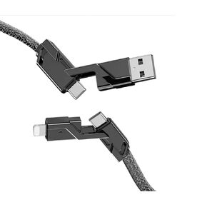 Universal Charging Cable for Cellphones, Laptops, Earbuds, Toothbrush Cases, Rechargeable Glasses, VR Games, etc 5 Foot (1.5m), Black