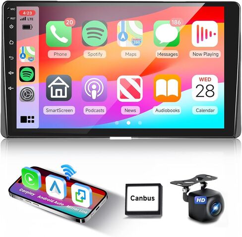 9 inch 8 Core Android Car Stereo for Toyota Sienna 2016-2018 with Wireless Car Play Android Auto DSP Audio,Podofo HD IPS Touch Screen Bluetooth Radio with GPS WiFi Backup Camera(2G+64G) in Saudi Arabia
