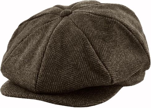 KUJUHA Wool Newsboy Cap for Men Flat Irish Cabbie Ivy Gatsby Newsboy Driving Hat Hunting Cap in Kuwait