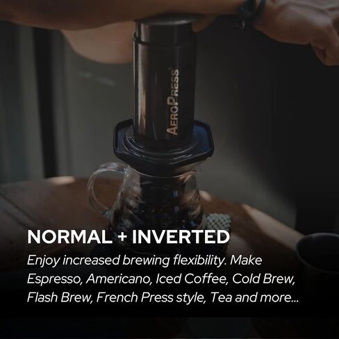 Filter for use in AeroPress Go/AeroPress Coffee Makers (Superfine) - Premium Replacement Disc - Reusable Metal, Titanium Coated Stainless Steel. Upgrade Your Mesh or Filter Papers in Saudi Arabia