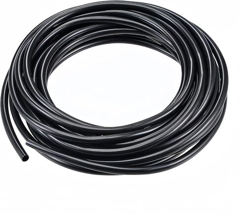 6mm x 7mm x 7m PVC Tube Wire Harness Tubing High Temperature Resistant Cable Management Cable Sleeve,Black,1PC in Kuwait