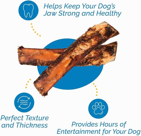 Meaty Rib Bones for Dogs, 100% Natural Pork & Beef Chews for Dogs, Made in Brazil from Grass Fed Cattle, Rib Bone Dog Treats and Breeds, Tasty Long Lasting Chews, 5-6" (8 Count) in Kuwait