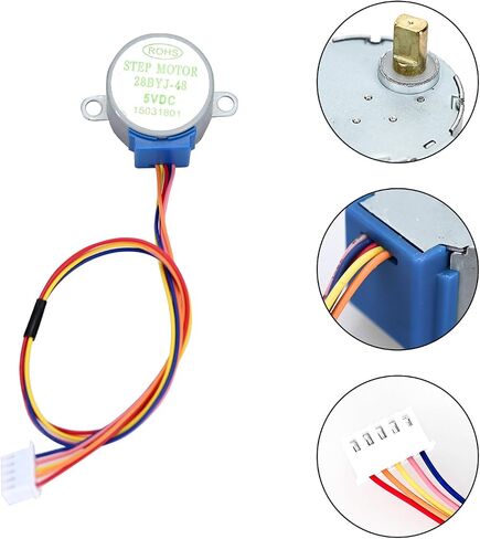 5 قطعة DC12V 4-Phase 5-Line والعتاد محرك متدرج 28BYJ-48 in Saudi Arabia
