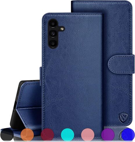XcaseBar for Samsung Galaxy A13 5G Wallet case with 【RFID Blocking】 Credit Card Holder,Flip Folio Book PU Leather Phone case Shockproof Protective Cover Women Men for Samsung A13 case Light Brown in Saudi Arabia