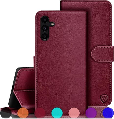 XcaseBar for Samsung Galaxy A13 5G Wallet case with 【RFID Blocking】 Credit Card Holder,Flip Folio Book PU Leather Phone case Shockproof Protective Cover Women Men for Samsung A13 case Light Brown in Saudi Arabia