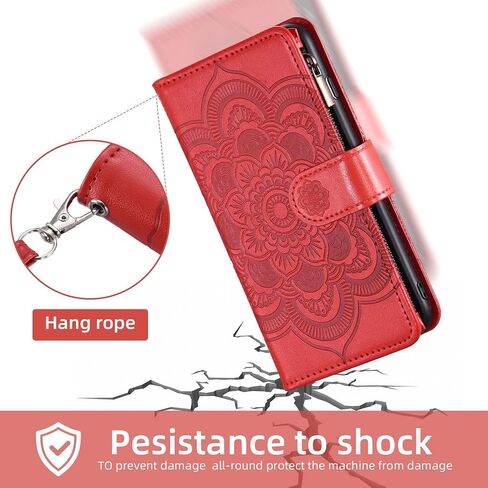 Asuwish Compatible with iPhone Xs Max Wallet Case and Tempered Glass Screen Protector Flower Leather Flip Card Holder Cell Phone Cover for i X XR Xsmax 10x SX Xmax 10xs 10s 10 Plus Xmaxs Women Purple in Kuwait