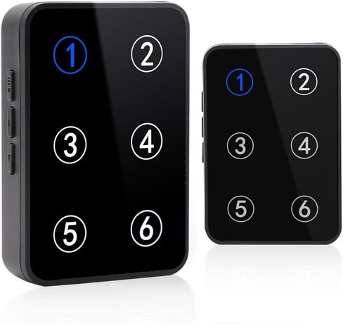 IGREEN Solar Wireless Driveway Alarm, Weather Resistant Outdoor Motion Sensor Alarm with Receiver and 2 Detectors, Weatherproof Outside Wireless Driveway Sensor with Rechargeable Battery in Saudi Arabia