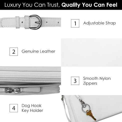 ili New York - Leather Shoulder Handbag w/Side Organizer - Soft, Smooth Leather Handbag w/RFID Blocking Lining (Mocha Small) in Saudi Arabia