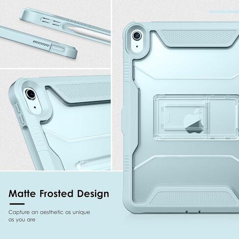 حافظة حماية DTTOCASE لجهاز iPad الجيل العاشر 2022، غطاء لجهاز iPad 10.9 بوصة مع ظهر متجمد غير لامع مقاوم للصدمات - أصفر in Saudi Arabia