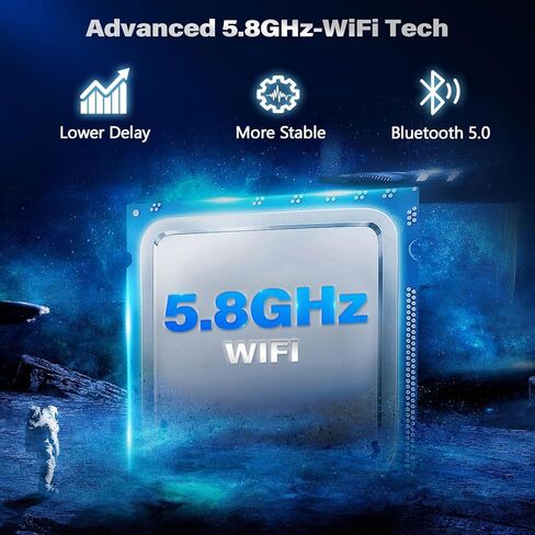 Wireless CarPlay Adapter, for Factory Wired CarPlay 2024 Upgrade, Plug & Play, Stable and Fast Connection, Convert Factory Wired to Wireless CarPlay Dongle, with USB-A and USB-C Adapter in Kuwait