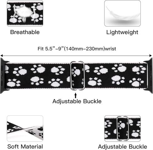 6 Pack Stretchy Solo Loop Compatible with Apple Watch Band 38mm 40mm 41mm 42mm 44mm 45mm 49mm Women Men,Soft Nylon Elastic Braided Strap Wristband for iWatch Series Ultra 9 8 7 6 5 4 3 2 1 SE in Saudi Arabia