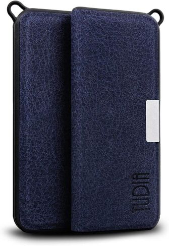 TUDIA Travel Case Compatible for KardiaMobile EKG Monitor, Premium Leather Magnetic Closure with Key Holder Protective Carrying Case Designed for KardiaMobile - Blue in Kuwait