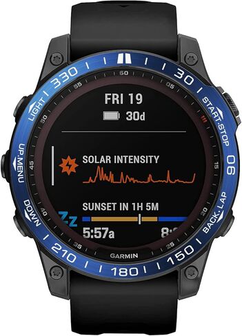 REYDA Watch Bezel Compatible for Garmin Fenix 7 Bezel Ring, Stainless Steel Watch Bezel Loop Adhesive Cover Scratch Resistant Collision Protection Metal Bezel Styling Dial Circle for Garmin Fenix 7 in Saudi Arabia