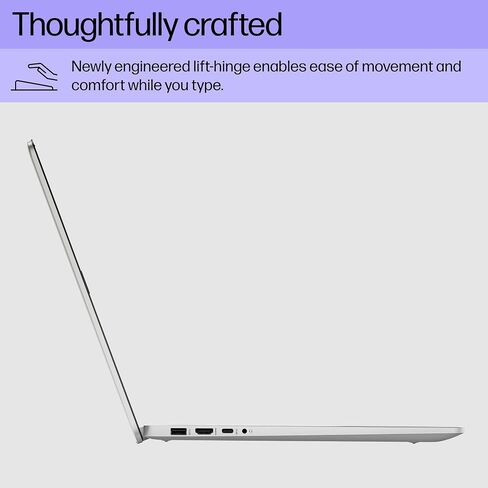 كمبيوتر محمول HP مقاس 17.3 بوصة، شاشة HD+، Intel Core 3 100U، ذاكرة الوصول العشوائي 8 جيجابايت، 256 جيجابايت SSD، Intel Graphics، Windows 11 Home، 17-cn4010nr (2024) in Saudi Arabia