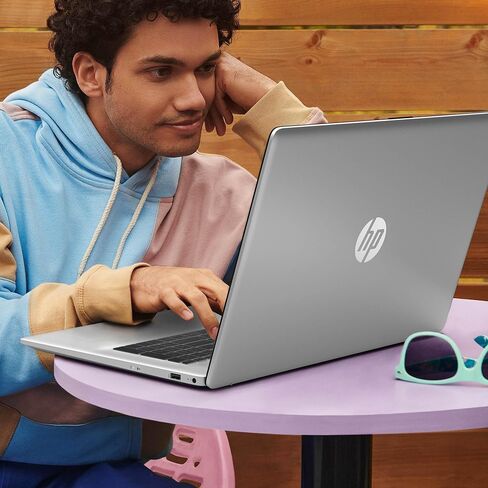 كمبيوتر محمول HP مقاس 17.3 بوصة، شاشة HD+، Intel Core 3 100U، ذاكرة الوصول العشوائي 8 جيجابايت، 256 جيجابايت SSD، Intel Graphics، Windows 11 Home، 17-cn4010nr (2024) in Saudi Arabia