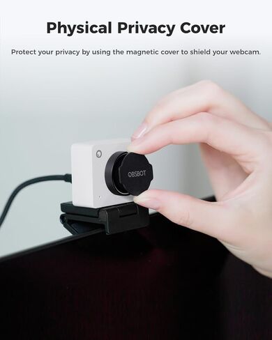 OBSBOT Meet 2 Al-Powered 4K Webcam— Ultra HDR,1080p@60FPS,1/2" CMOS,4X Digital Zoom,Plug&Play,Built-in Dual Mic—Work with Skype, Zoom/ MS_Teams/Google Meet—for Online Call/Meeting/Educate-Grey in Saudi Arabia