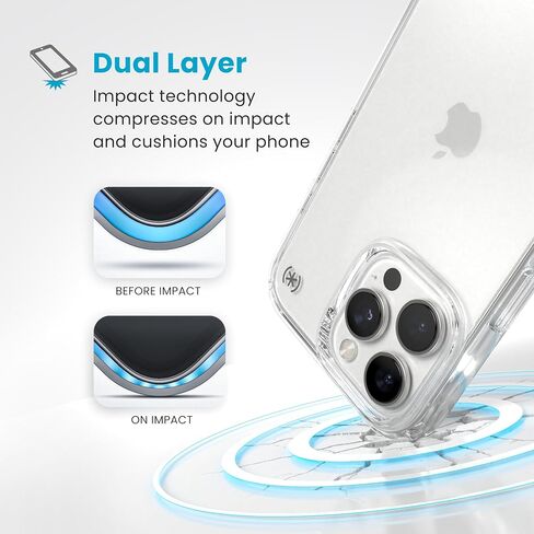 Speck Clear iPhone 16 Pro Max Case - Slim Presidio Perfect Clear in Saudi Arabia