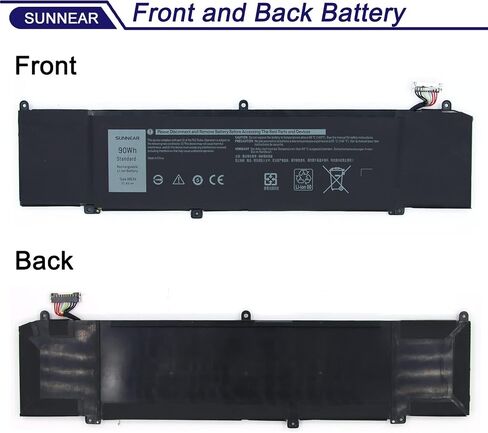 XRGXX Battery Replacement for Dell Alienware M15 R1 2018 P79F, M17 R1 2019 P37E, Dell G5 5590/G7 7590 7790 P40E P82F P82F001 P40E001 P79F001 P37E001 1F22N JJPFK 0JJPFK 8622M 08622M 6YV0V in Saudi Arabia