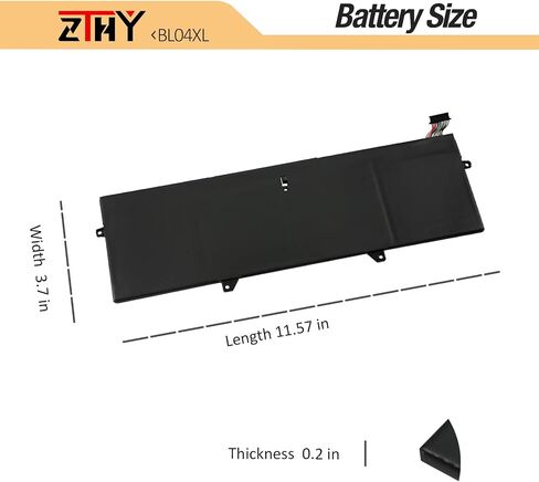 استبدال بطارية ZTHY BL04XL لأجهزة الكمبيوتر المحمول HP EliteBook X360 1040 G5 G6 Series BL04056XL HSTNN-UB7N HSTNN-DB8M HSTNNUB7N L07041855 L07041-855 L07353-2C1 L07353-241 L07353-541 7.7V 56.2Wh 7300 ماه in Saudi Arabia