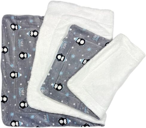 Klippo Double Layered Ultra Plush Dog/Puppy Blanket/Mat/Padding/Cover/Throw/Spread (Fluffy Clouds, Large) in Kuwait