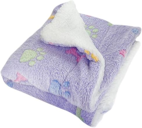 Klippo Double Layered Ultra Plush Dog/Puppy Blanket/Mat/Padding/Cover/Throw/Spread (Fluffy Clouds, Large) in Kuwait