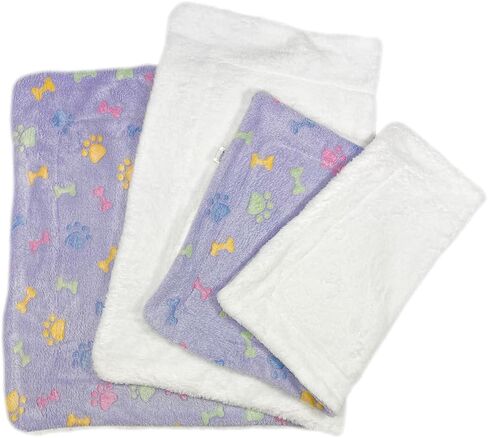 Klippo Double Layered Ultra Plush Dog/Puppy Blanket/Mat/Padding/Cover/Throw/Spread (Fluffy Clouds, Large) in Kuwait