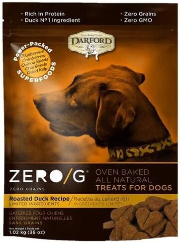 Dog Treat Roasted Duck Recipe Oven Baked Superfoods Zero Grain No Corn No Soy (36 OZ) in Saudi Arabia