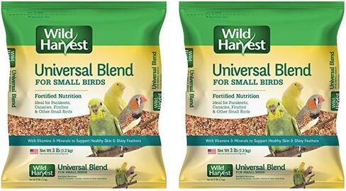 Wild Harvest Bird Seed Collection: Daily Blends and Advanced Nutrition for Parakeet, Canaries, Finches, Cockatiel, Parrots and More. in Kuwait