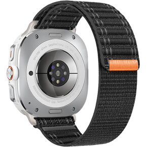 Compatible for Samsung Galaxy Watch 7 Ultra Band 47mm, Wave Nylon Fabric Strap Women Men Replacement Accessory Fit for Samsung Galaxy Watch Ultra Trail Band