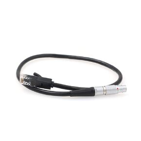 Teradek COLR Cat 5e Ethernet RJ45 to ARRI Alexa Mini XT Camera 10-Pin Connector Data Cable (50 cm, Straight 10pin)
