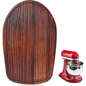 Mixer Slider Mat For Kitchen Aid Bowl Lift 5-8 Qt Stand Mixer Wood Sliding Tray for Stand Mixer, Kitchen Appliance Slider Easy to Move, Kitchenaid Mixer Accessories Kitchen Worktops Protection