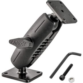 ARKON Mounts Car Heavy Duty 4 Hole Metal AMPS Mount with Security Hardware for Retail and Fleets