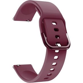 Compatible with Garmin Vivoactive 3 Band,20mm Soft Waterproof Silicone Sport Watch Band Compatible with Garmin Vivoactive 3/Vivoactive 3 Music/Forerunner 645 Music Smartwatch