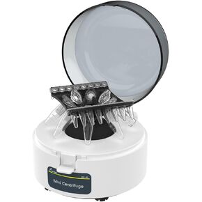 LABFISH Mini Centrifuge Machine 4000 RPM,980 x g RCF,Lab Benchtop Microcentrifuge with Upgraded 2-in1 Rotor for 8 x 0.2/1.5/2ml Capacity Scientific Centrifuge Tubes and 16×0.2ml PCR Strips