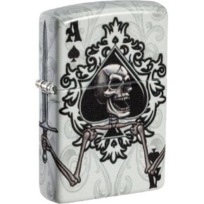 Zippo Lighter: Ace of Spades with Skull - 540 Color 81478