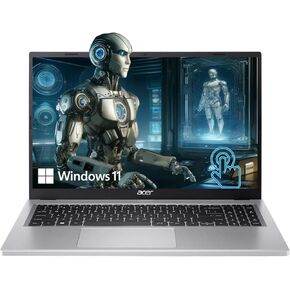 acer Aspire Laptop, 15.6"" FHD (1920 x 1080) Display, AMD Ryzen 5 7520U Quad-core Processor, 16GB RAM | 1TB PCIe SSD, AMD Radeon Graphics, Long Battery Life, Bluetooth, Windows 11 Pro, Silver