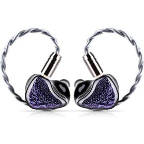 Kinera Celest Wyvern Black HiFi in Ear Monitor Earphones, 10mm LCP Diaphragm Dynamic Driver IEM Headphoens, In-Ear Wired Gaming Earbuds with Harman Target Tuning, 2 Pin Detachable Cable (3.5mm)