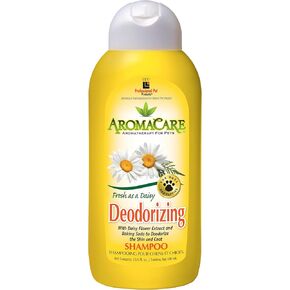 AromaCare PPP Deodorizing Daisy Shampoo - Deodorize and Revitalize Dog's Coat with Natural Daisy Extract - Fresh-Cut Daisy Scent - 13.5 fl oz.