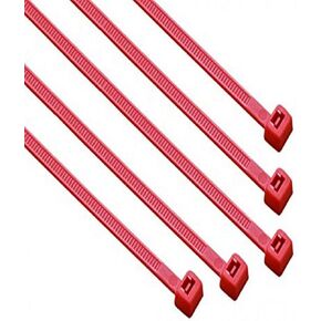 South Main Hardware 848146 8-in 100-Pack, 75-lb, Yellow, Standard Nylon Cable Tie, 100 Piece